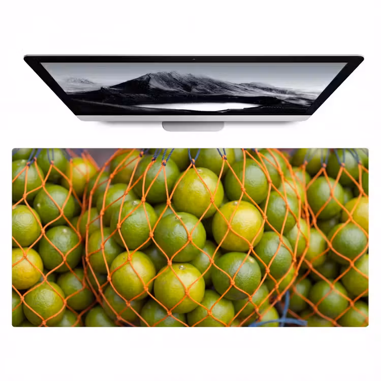 Eten - Net - Groen - Markt Muismat XXL klein -zzz3d