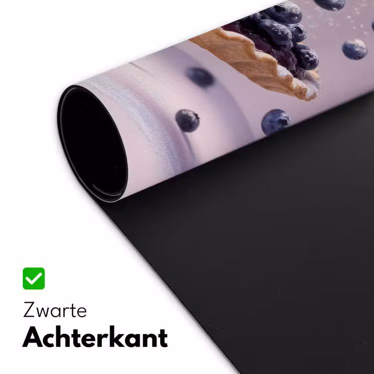 Eten - Taart - Bessen - Blauw Muismat XXL klein -sfeer2