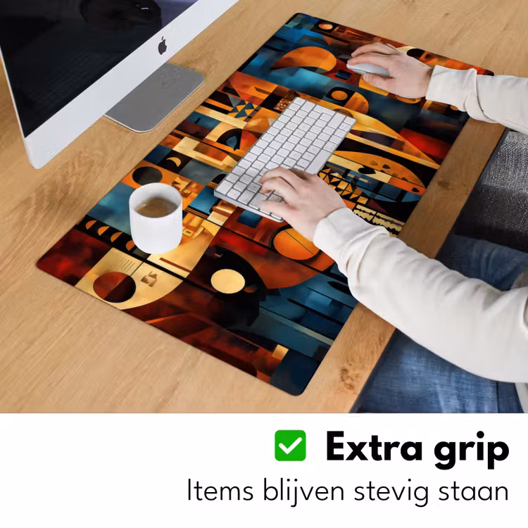 Figuren - Abstract - Symbolen Muismat XXL klein -sfeer3