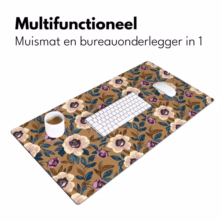 Floraal - Stilleven - Kleurrijk Muismat XXL klein 681 -sfeer4