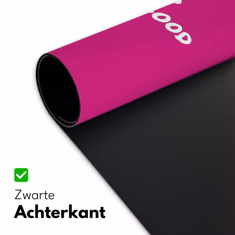 Focus - Smiley - Roze Muismat XXL klein -sfeer2