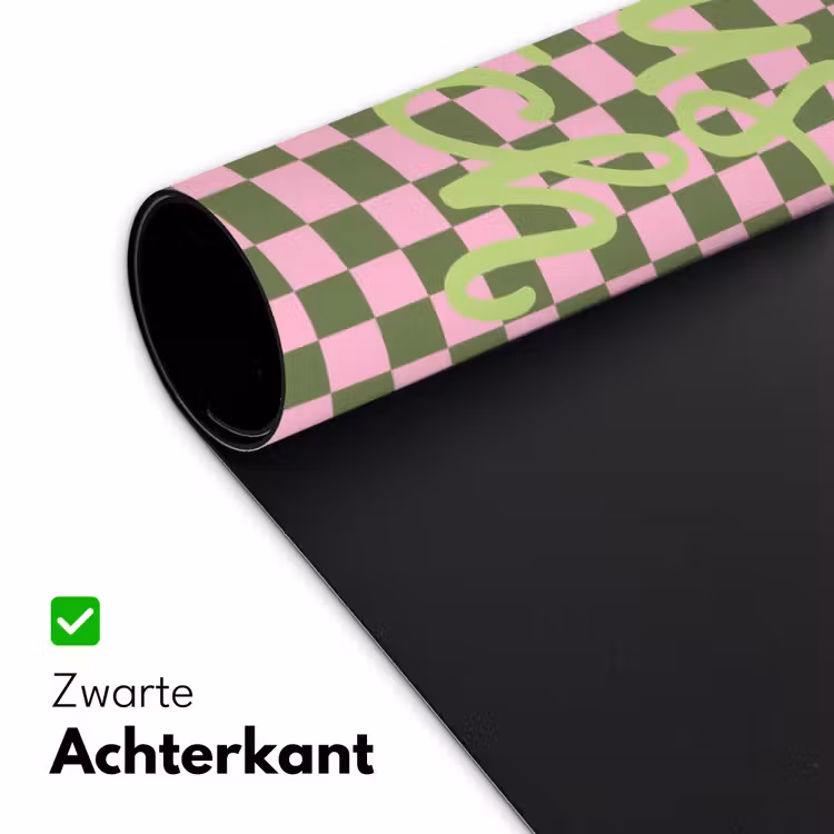 Focus - Vakken - Roze Muismat XXL klein -sfeer2