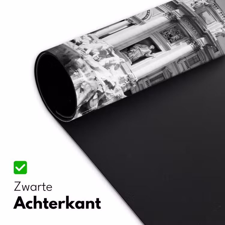 Fontein - Beelden - Architectuur - Zwart-wit Muismat XXL klein -sfeer2