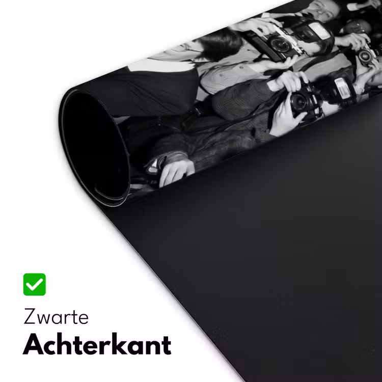 Fotografen - Menigte - Flitsers - Journalistiek Muismat XXL klein -sfeer2