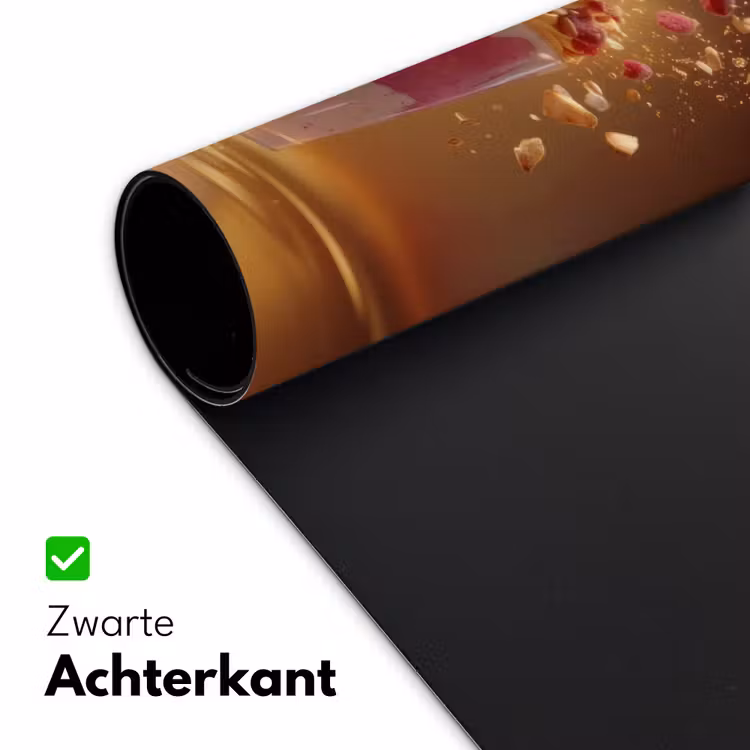 Framboos - Smoothie - Drinken - Roze Muismat XXL klein -sfeer2