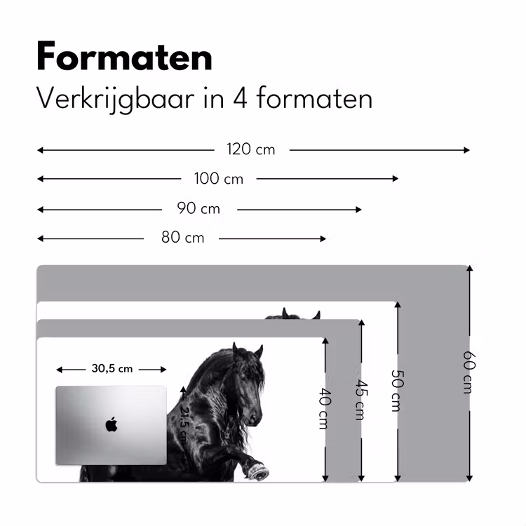 Fries - Hengst - Modern Muismat XXL klein -sfeer5