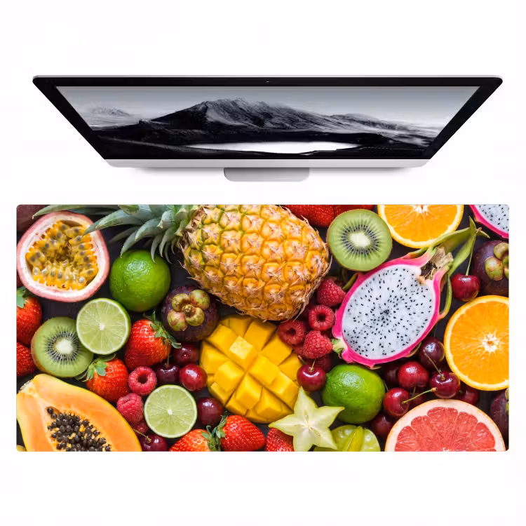 Fruit - Assortiment - Vers - Gezond - Kleurrijk Muismat XXL klein -zzz3d