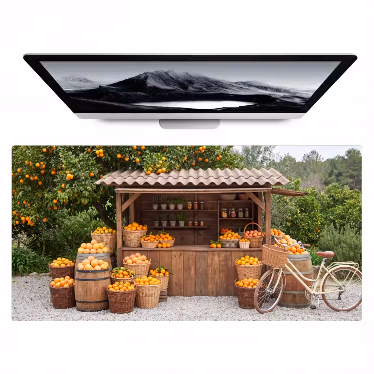 Bureau onderlegger - Fruit - Markt - Landelijk - Fruit - Markt - Landelijk Muismat XXL klein
