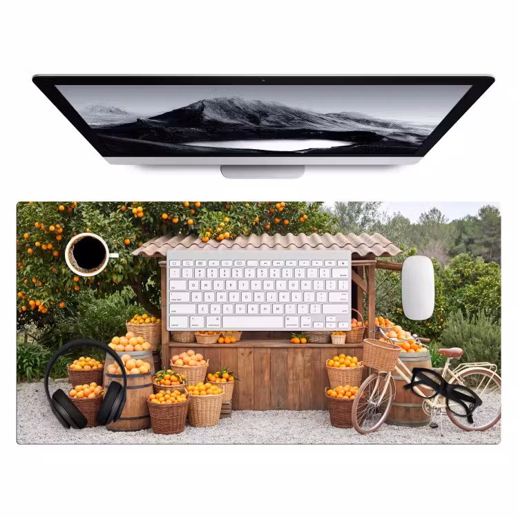 Bureau onderlegger - Fruit - Markt - Landelijk - Fruit - Markt - Landelijk Muismat XXL klein