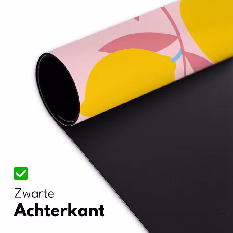 Fruit - Tak - Natuur - Abstract - Roze Muismat XXL klein -sfeer2