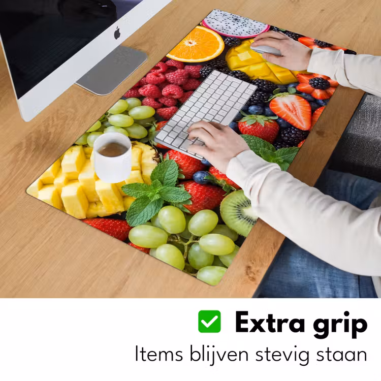 Fruit - Vers - Kleurrijk - Eten Muismat XXL klein -sfeer3