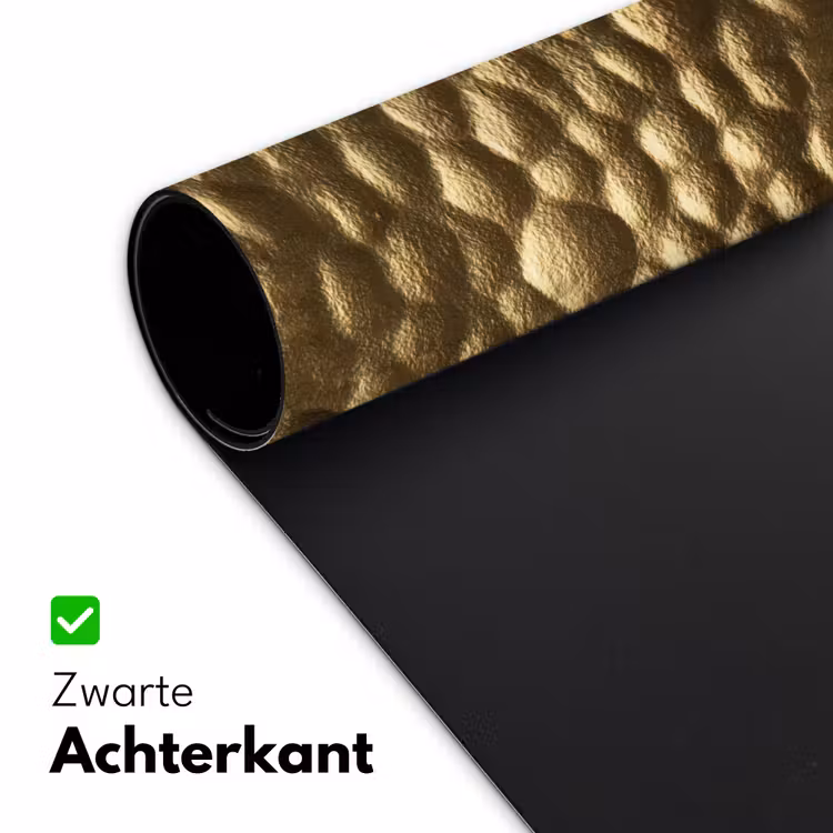Gehamerd - Reliëf - Textuur - Bronsgoud Muismat XXL klein 681 -sfeer2