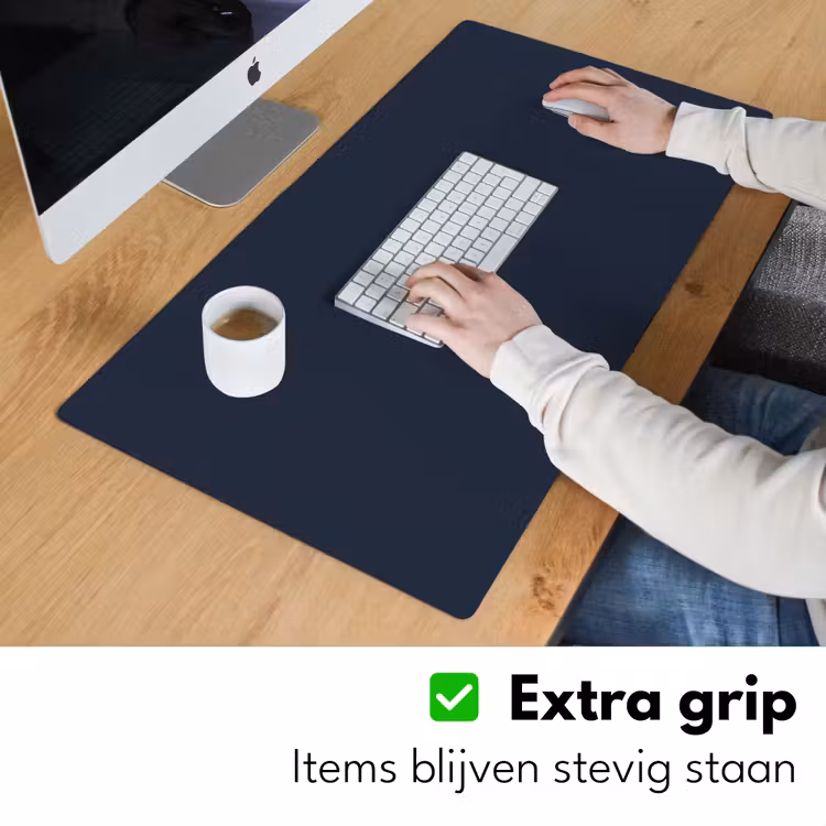 Geldersblauw - Blauw - Klassiek Muismat XXL klein 681 -sfeer3