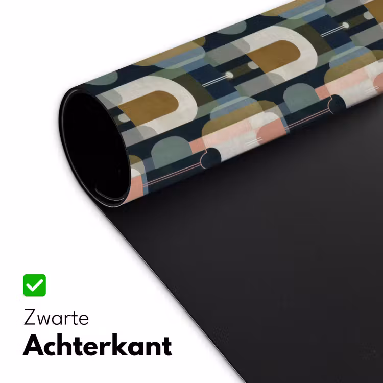 Geografisch - Modern - Kleurrijk Muismat XXL klein 681 -sfeer2