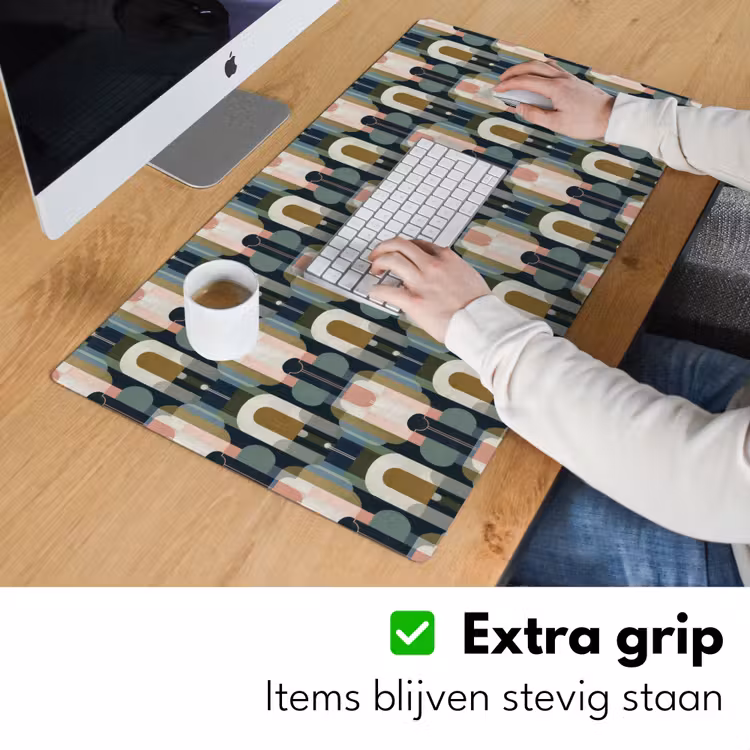 Geografisch - Modern - Kleurrijk Muismat XXL klein 681 -sfeer3