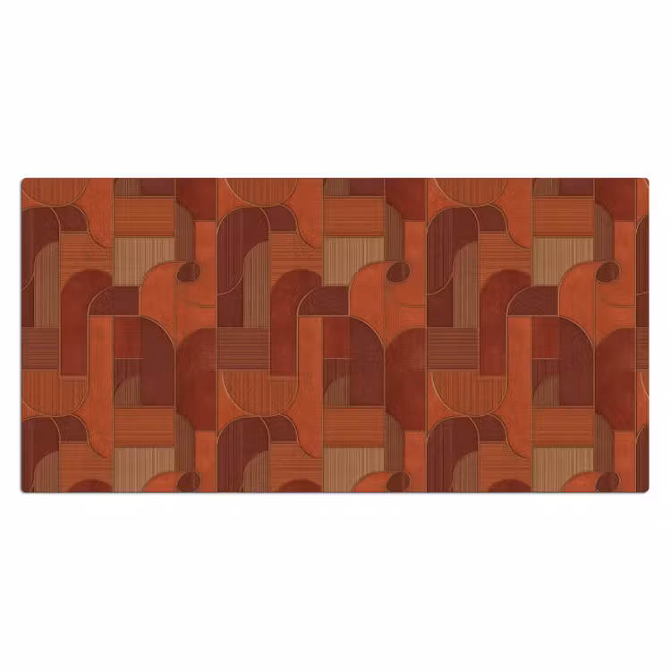 Geometrisch - Abstract - Textuur - Bruin Muismat XXL klein 681 -3d_leeg