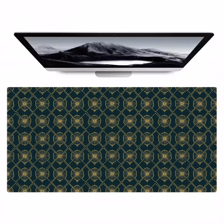 Geometrisch - Elegant - Groen Muismat XXL klein 681 -zzz3d