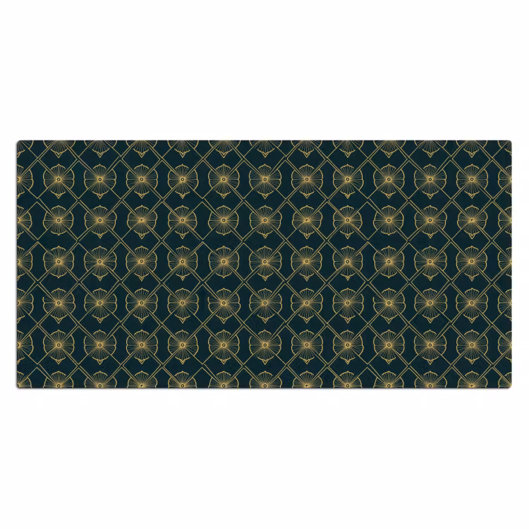 Geometrisch - Elegant - Groen Muismat XXL klein 681 -3d_leeg
