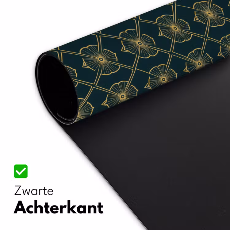 Geometrisch - Elegant - Groen Muismat XXL klein 681 -sfeer2