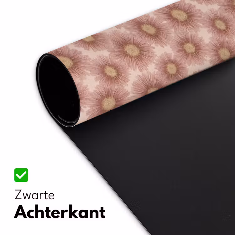 Gerbera - Bloemen - Roze Muismat XXL klein 681 -sfeer2