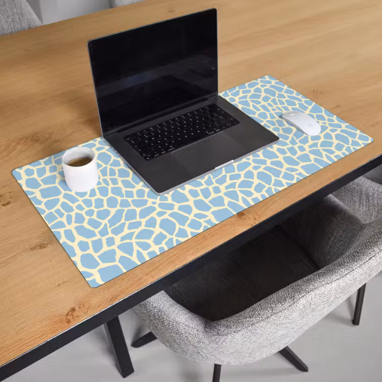 Giraf - Modern - Blauw Muismat XXL klein 681 -sfeer1