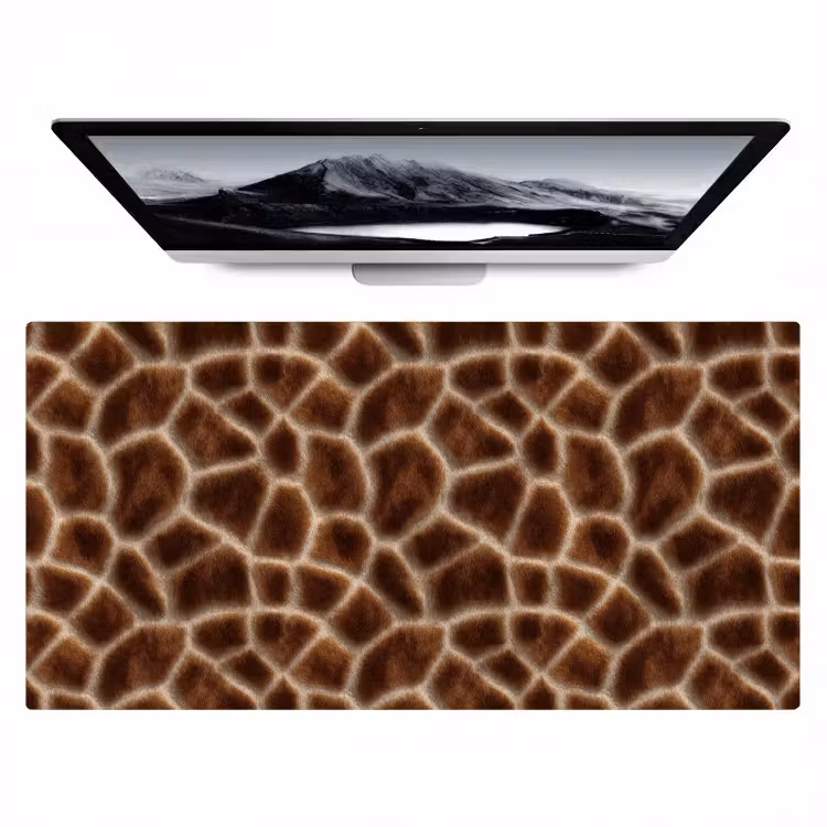 Giraf - Vacht - Bruin Muismat XXL klein 681 -zzz3d