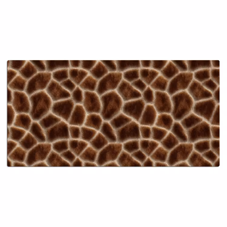 Giraf - Vacht - Bruin Muismat XXL klein 681 -3d_leeg