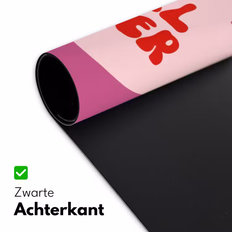 Girl power - Wolk - Roze Muismat XXL klein -sfeer2