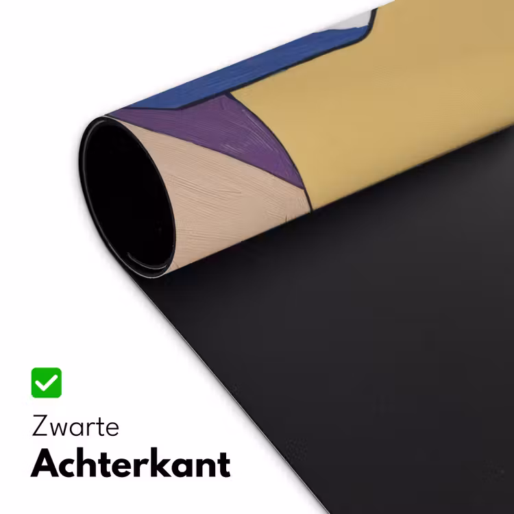 Glazen - Fles - Illustratie - Melk Muismat XXL klein -sfeer2