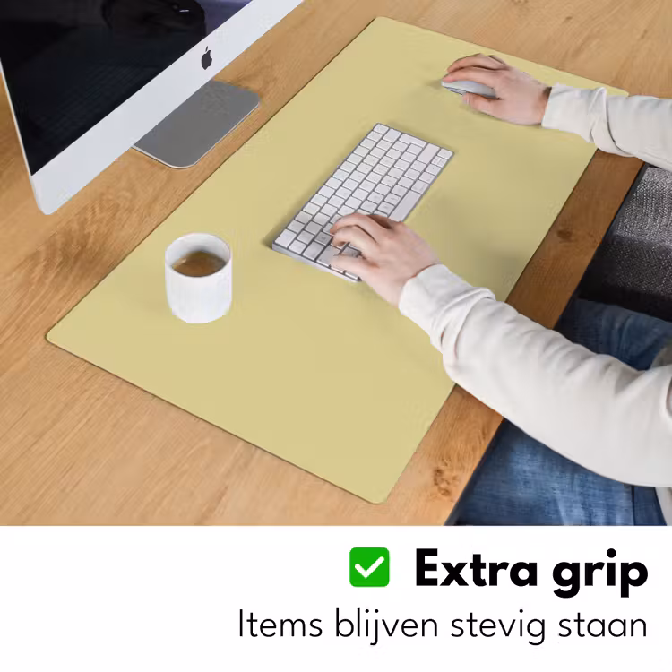 Golden - Clover - Geel Muismat XXL klein 681 -sfeer3