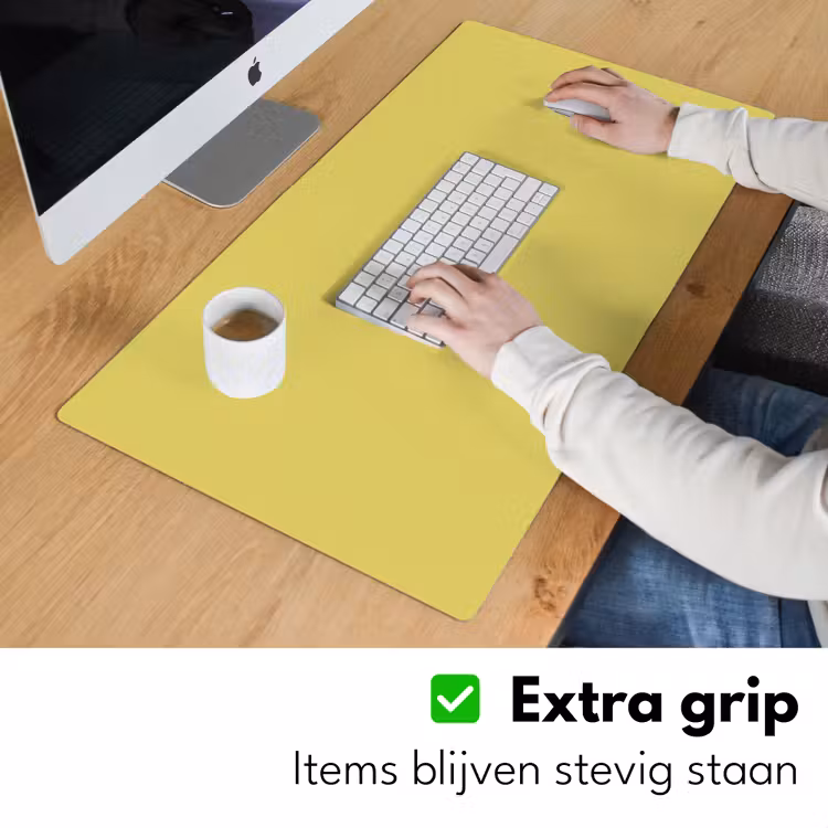 Golden - Ochre - Geel Muismat XXL klein 681 -sfeer3