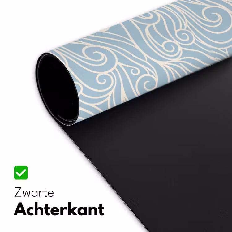 Golf - Abstract - Natuur - Modern - Blauw Muismat XXL klein -sfeer2