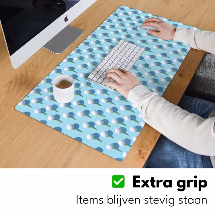 Golf - Ballen - Blauw Muismat XXL klein 681 -sfeer3