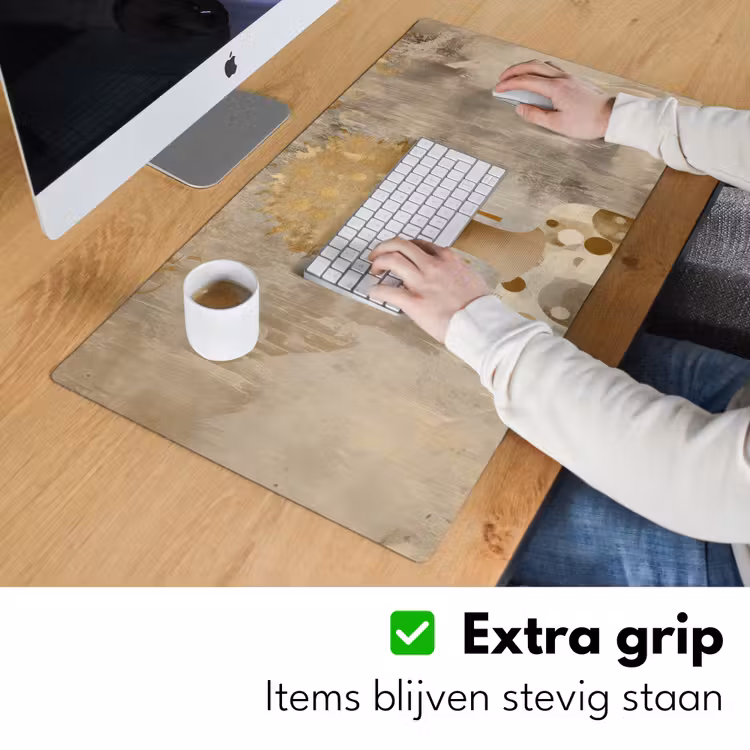 Goud - Portret - Vrouw Muismat XXL klein -sfeer3