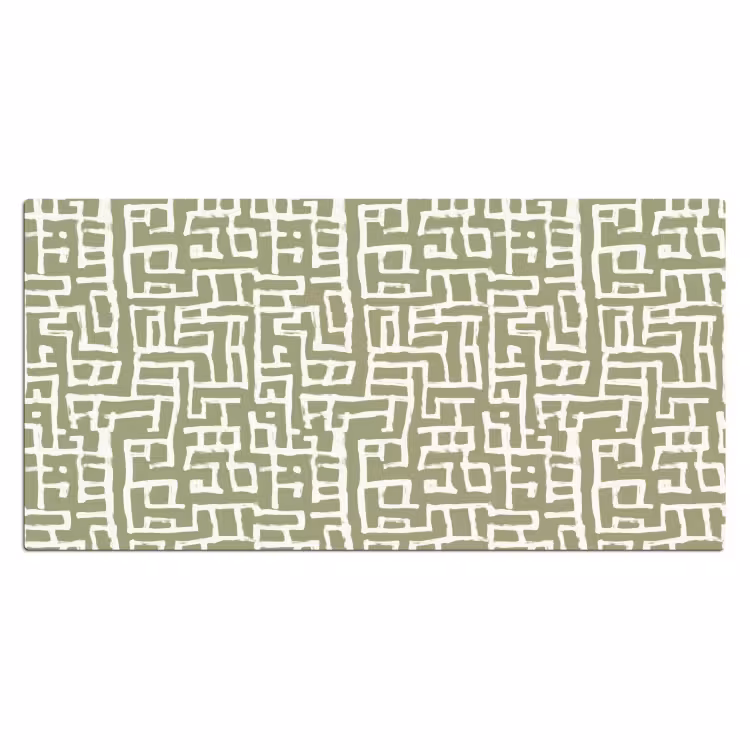 Grafisch - Patroon - Groen Muismat XXL klein 681 -3d_leeg