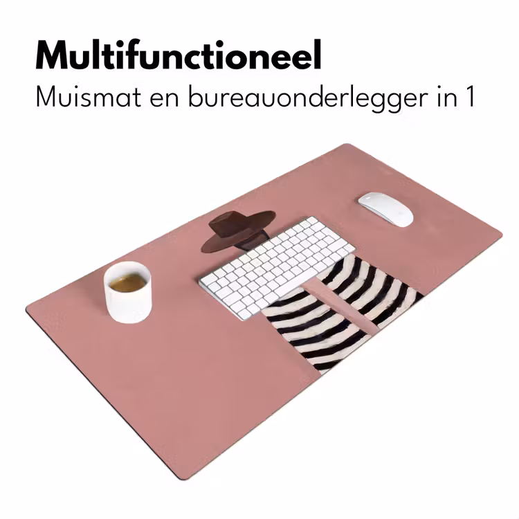 Grafisch - Vrouw - Roze Muismat XXL klein -sfeer4