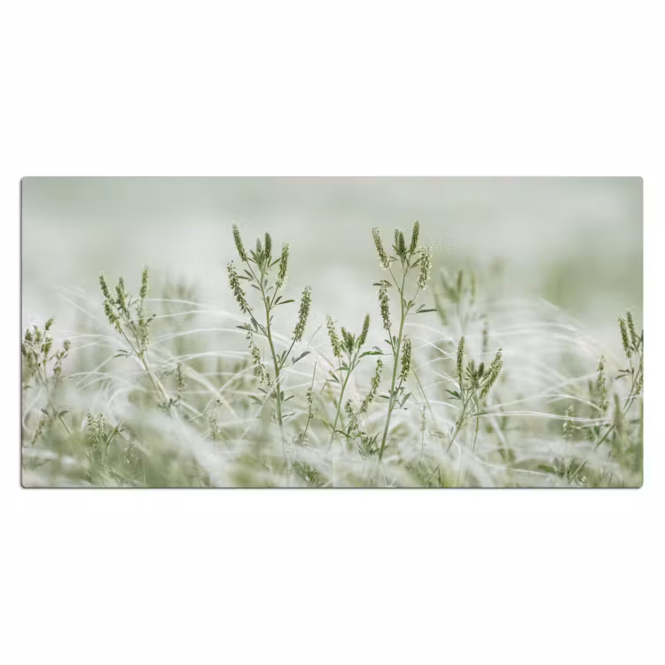 Grassen - Minimalistisch - Groen Muismat XXL klein -3d_leeg