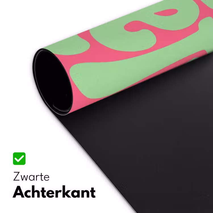 Grateful - Groen - Grafisch - Vloeiend Muismat XXL klein -sfeer2