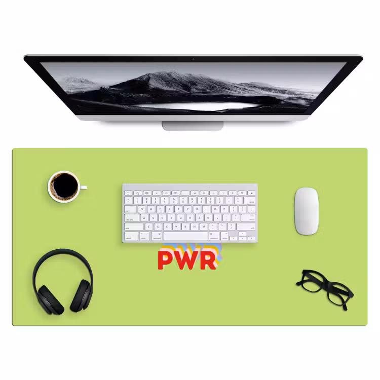 Grl pwr - Groen - Rood - 3D Muismat XXL klein -3d