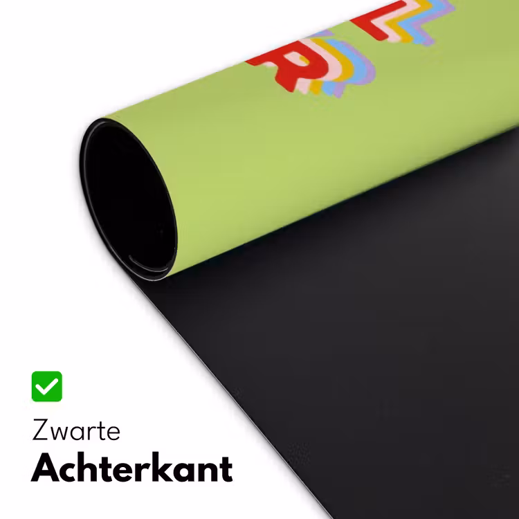 Grl pwr - Groen - Rood - 3D Muismat XXL klein -sfeer2