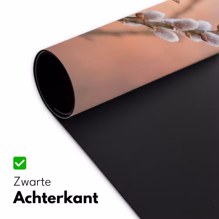 Groenling - Katjes - Lente - Natuur - Zacht Muismat XXL klein -sfeer2