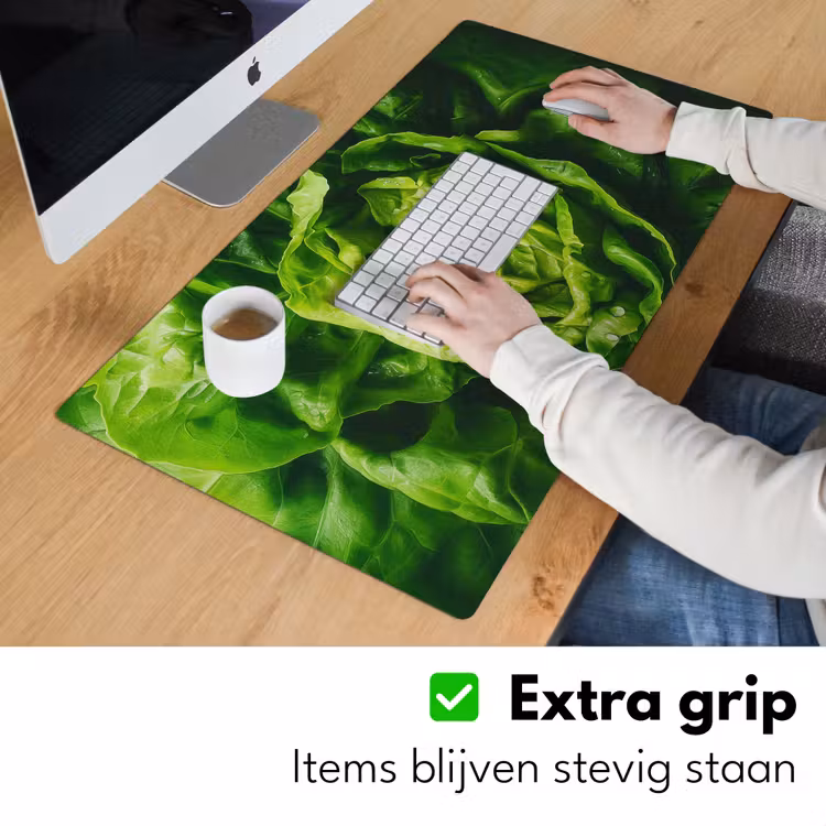 Groente - Sla - Groen Muismat XXL klein -sfeer3