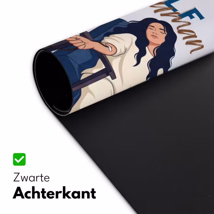 Half human, Half Coffee - Infuus - Koffie Muismat XXL klein -sfeer2