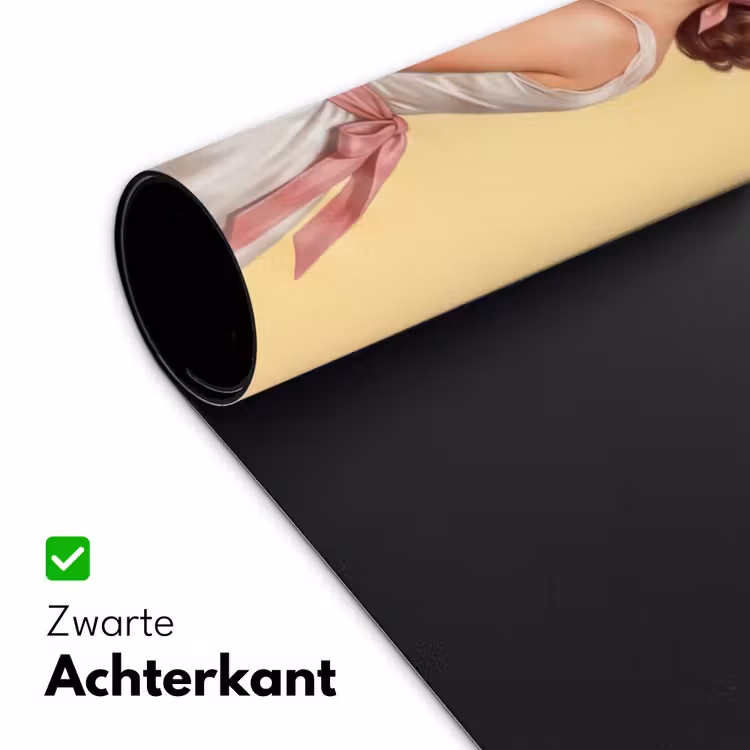 Handdoeken - Vrouw - Jurk - Roze Muismat XXL klein -sfeer2