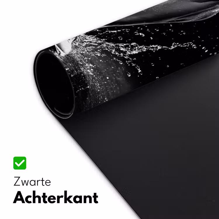 Hardloopschoenen - Rennen - Druppels - Zwart Muismat XXL klein -sfeer2