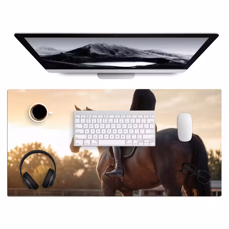 Harmonie - Ruiter - Zon Muismat XXL klein -3d