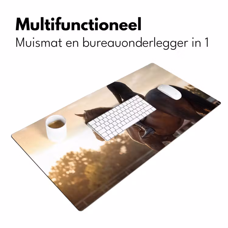 Harmonie - Ruiter - Zon Muismat XXL klein -sfeer4