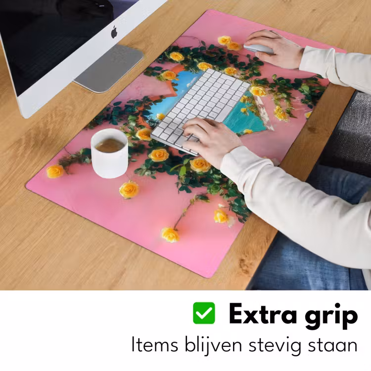 Hart - Zee - Muur Muismat XXL klein -sfeer3