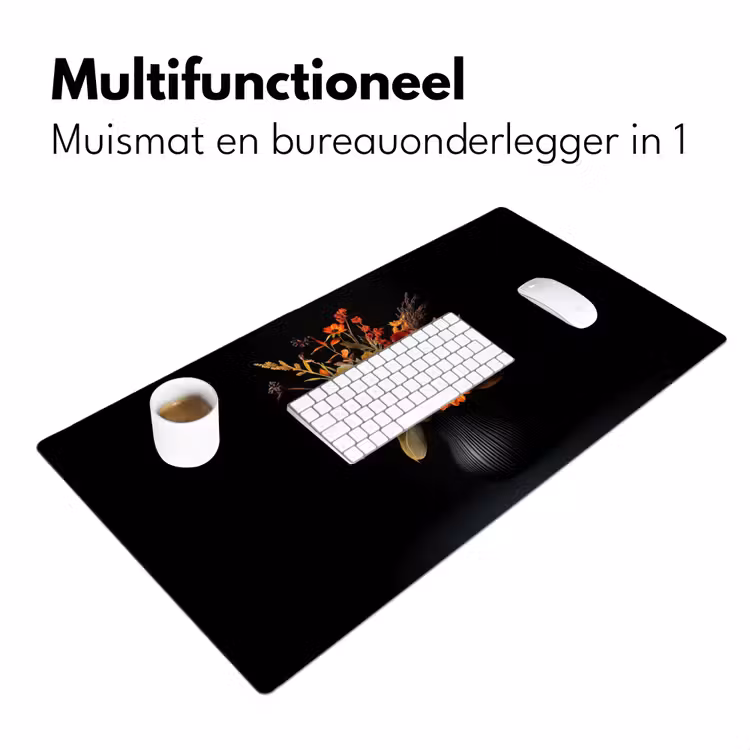 Herfst - Boeket - Oranje Muismat XXL klein -sfeer4