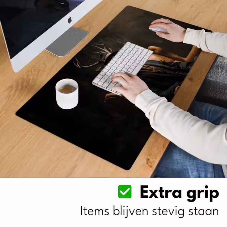 Hert - Zonnebril - Zwart - Pak Muismat XXL klein -sfeer3